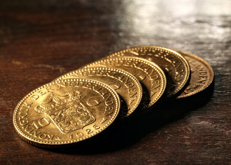 Gouden munten en box 3